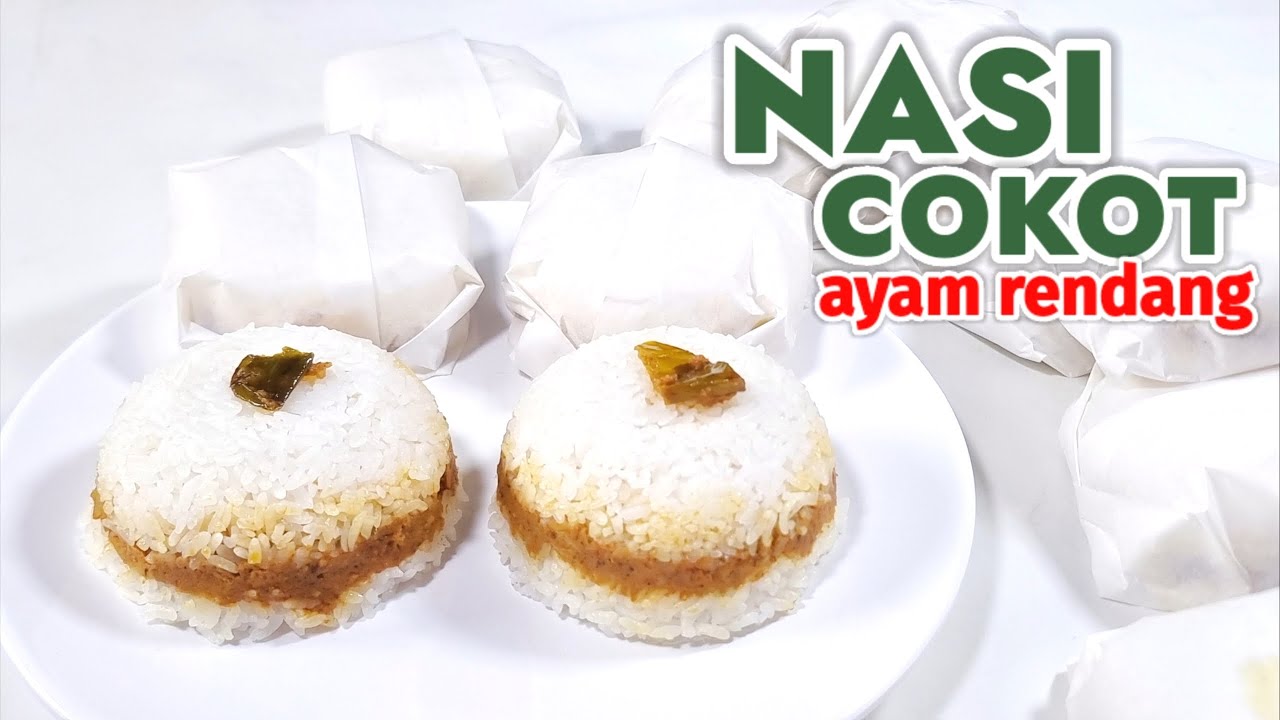 Nasi Cokot Ayam Rendang